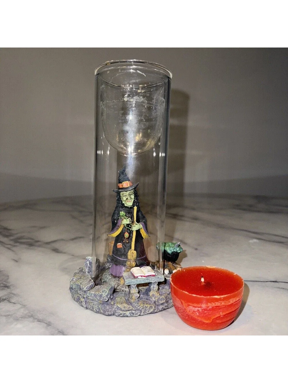 Yankee Candle Halloween Witch Votive Candle Holder 7